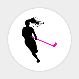 floorball player Magnet